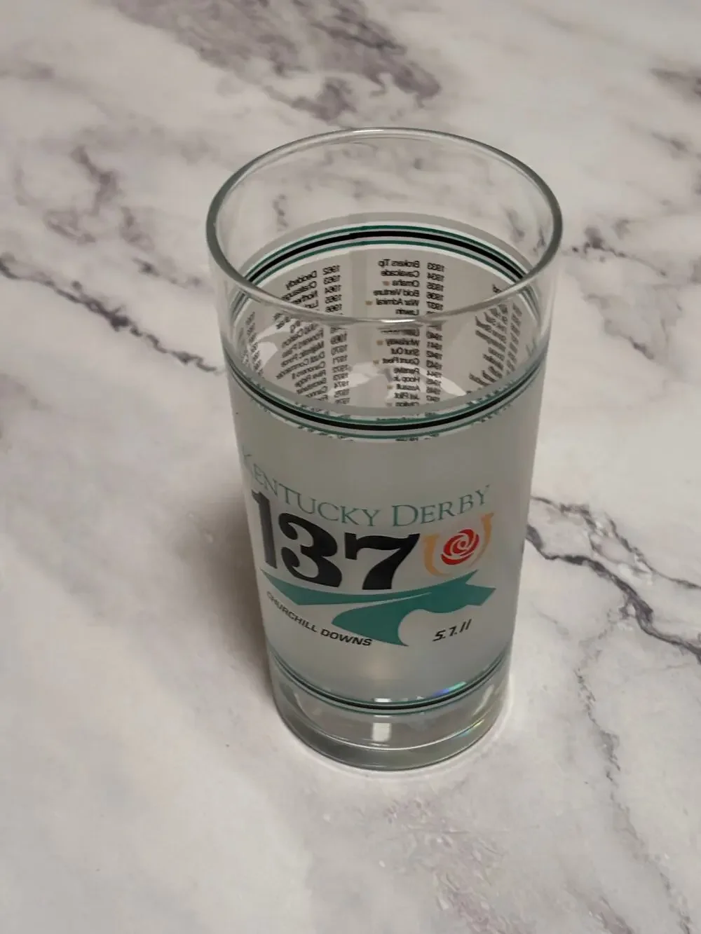 2011 Kentucky Derby Official 137 Churchill Downs Vintage Julep Glass Louisville